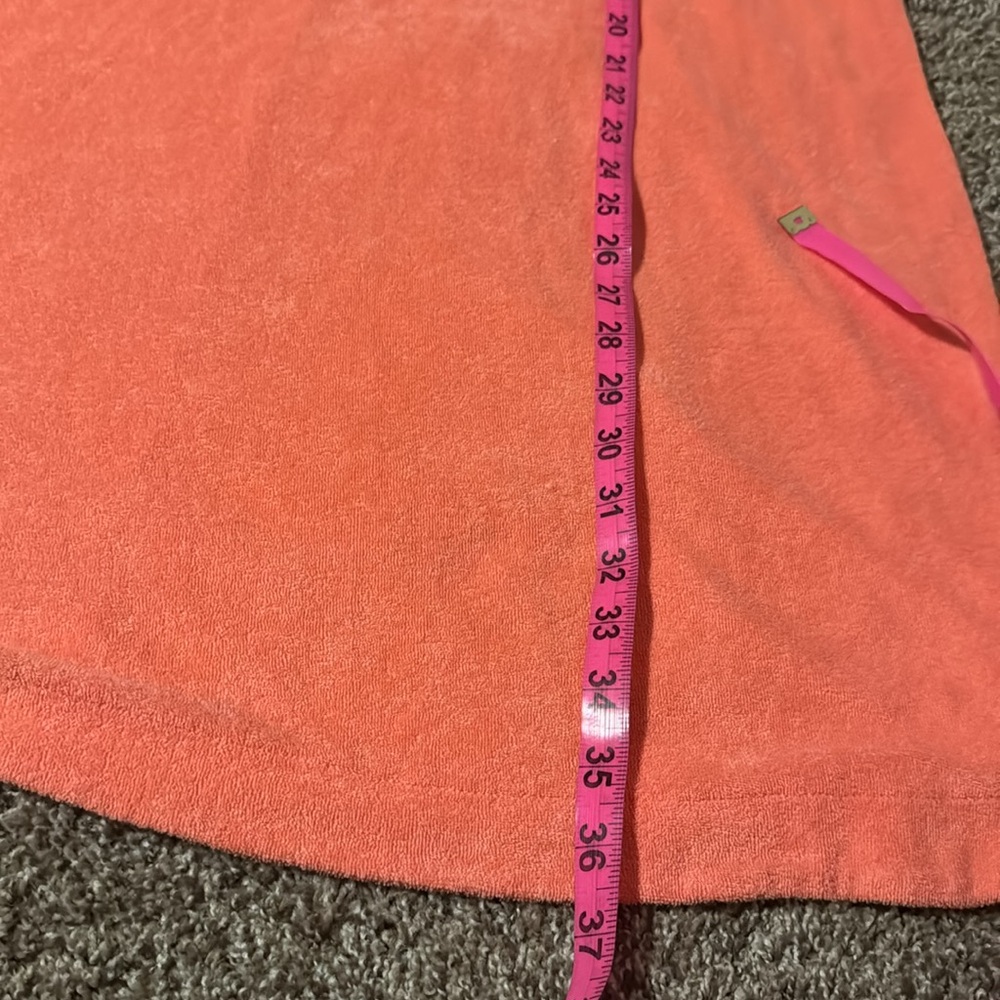 A New Day peachy orange terry cloth tank dress / coverup (XXL) - EUC! - Picture 7 of 10